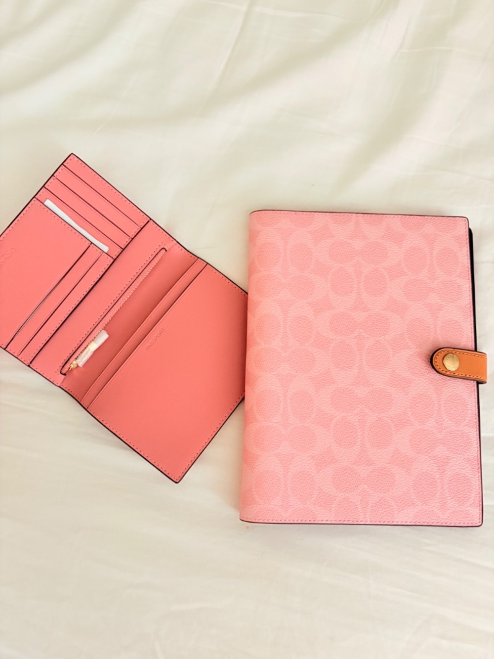 Coach Powder Pink Notebook - Picture 5 of 6